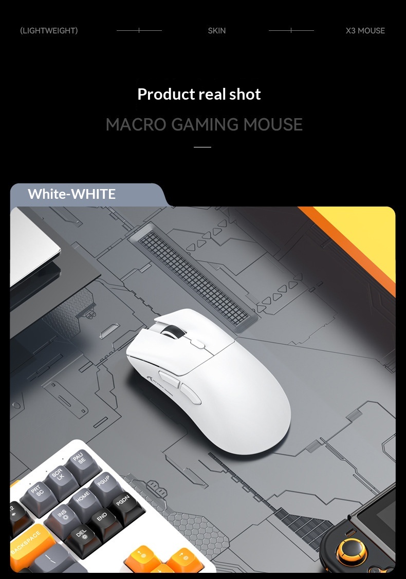 Digitex Digitex Attack Shark R1 Lightweight PAW3311 E-sports Gaming Three-mode Bluetooth Wireless Laptop Mouse_voghion.com