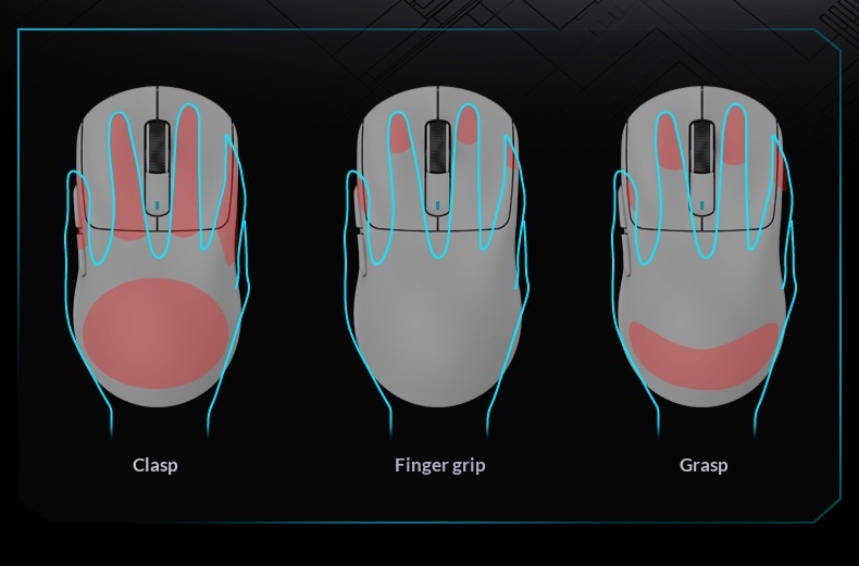 Digitex Digitex Attack Shark X3PRO Lightweight PAW3395 E-Sports Gaming Three-Mode 4K Wireless 8K Computer Mouse_voghion.com