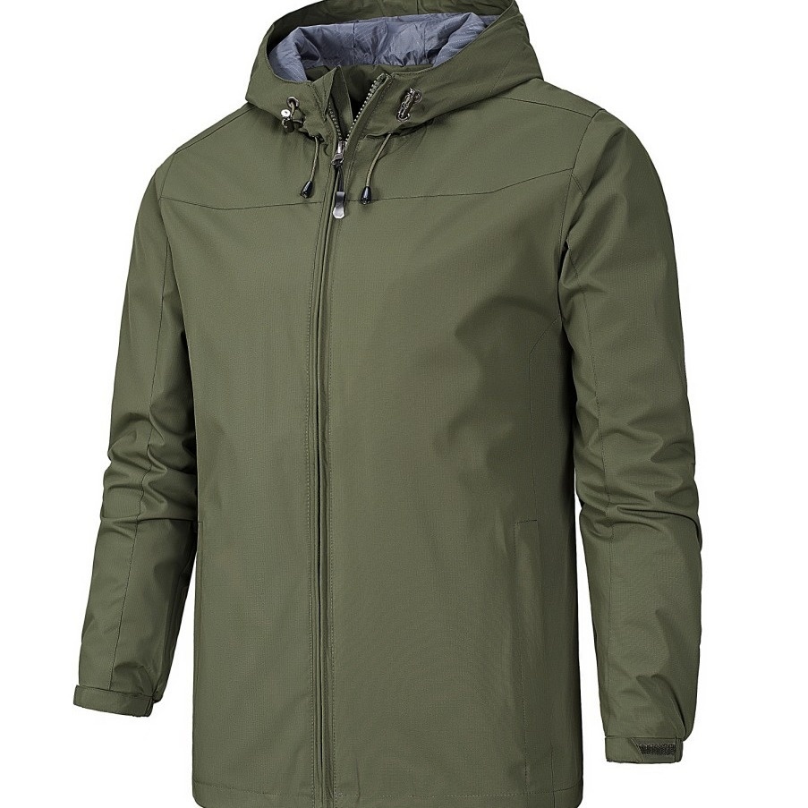 Veste homme/femme coupe-vent imperméable quatre saisons pour la randonnée, printemps/automne, une seule couche_voghion.com