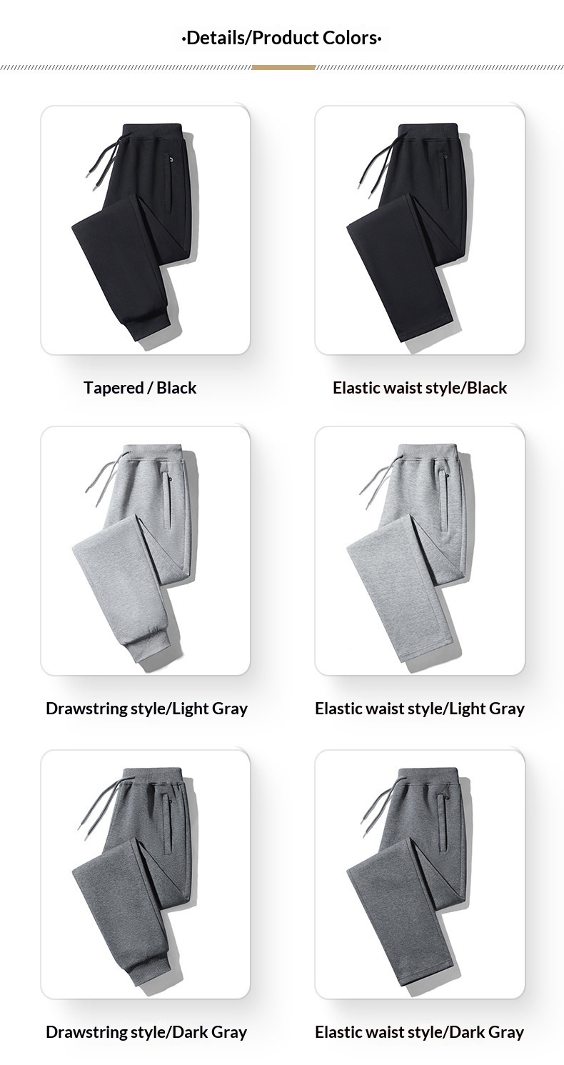Pantaloni lunghi da jogging da uomo, larghi e dritti, in puro cotone, casual, taglie forti, primavera estate, nuovi_voghion.com