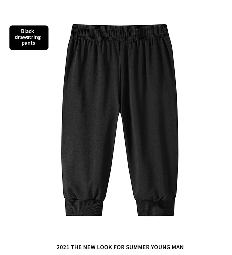 Pantaloni Capri da uomo in cotone larghi, estivi, taglie forti, casual, da corsa, fitness, sportivi_voghion.com