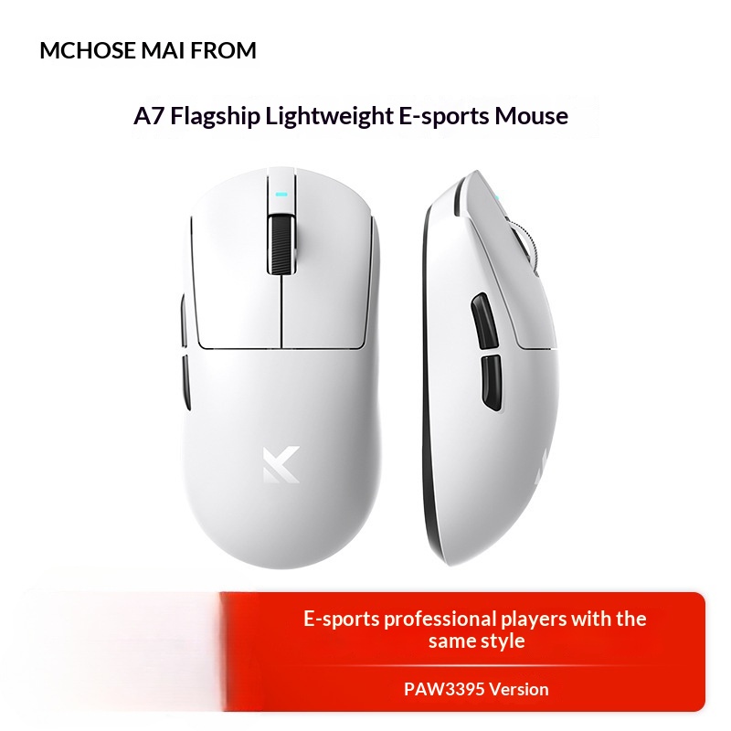 Digitex Digitex 2025 Nuovo mouse da gioco wireless MaiCong aggiornato con tre modalità e-sport, batteria a lunga durata, design leggero_voghion.com