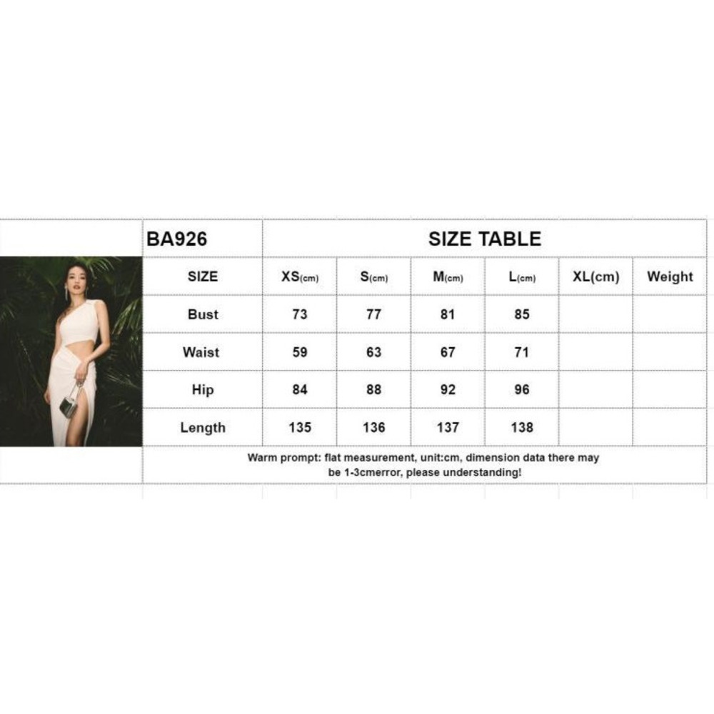 ChicShe ChicShe Shu Qi Même style Robe sexy haut de gamme à épaules dénudées sans manches Robe moulante élégante fendue et asymétrique_voghion.com