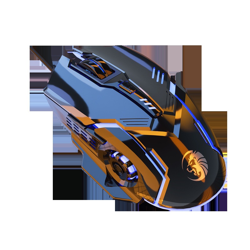 Digitex Digitex Digitex Qiongshu F7 Wired USB Silent Sound Lighted Weighted Gaming Office Home Desktop Laptop Universal Mouse_voghion.com