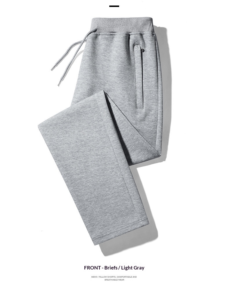 Pantaloni lunghi da jogging da uomo, larghi e dritti, in puro cotone, casual, taglie forti, primavera estate, nuovi_voghion.com