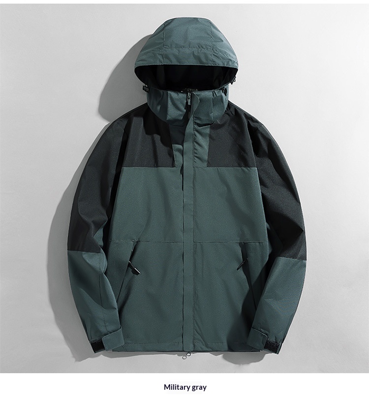 ragazzo Ragazzo Produttore North Face Primavera e Autunno Sottile Esterno Monostrato Coppia Uomo Antivento Impermeabile Cappotto Donna_voghion.com