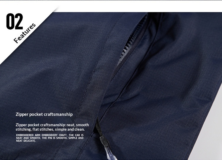 Veste homme/femme coupe-vent imperméable quatre saisons pour la randonnée, printemps/automne, une seule couche_voghion.com