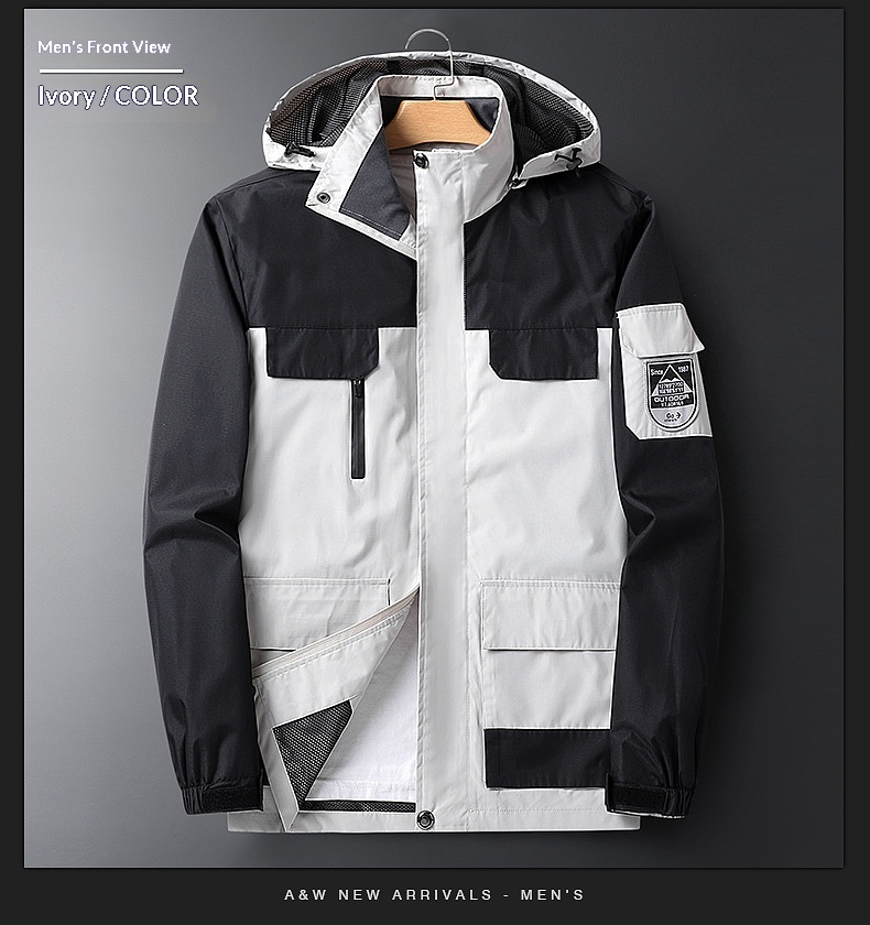 Veste de travail pour couple, printemps-automne, vêtements de sport de plein air, grande taille, fine, pour homme, idéale pour le cyclisme, les voyages et la randonnée._voghion.com