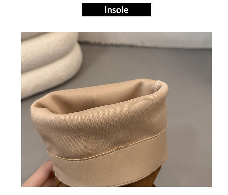 ShoeGlobe ShoeGlobe ShoeGlobe Women's Knight 2025 New Autumn Winter Thick Heel Pointed Toe Long Retro Suede Wrinkled Slouch Boots_voghion.com