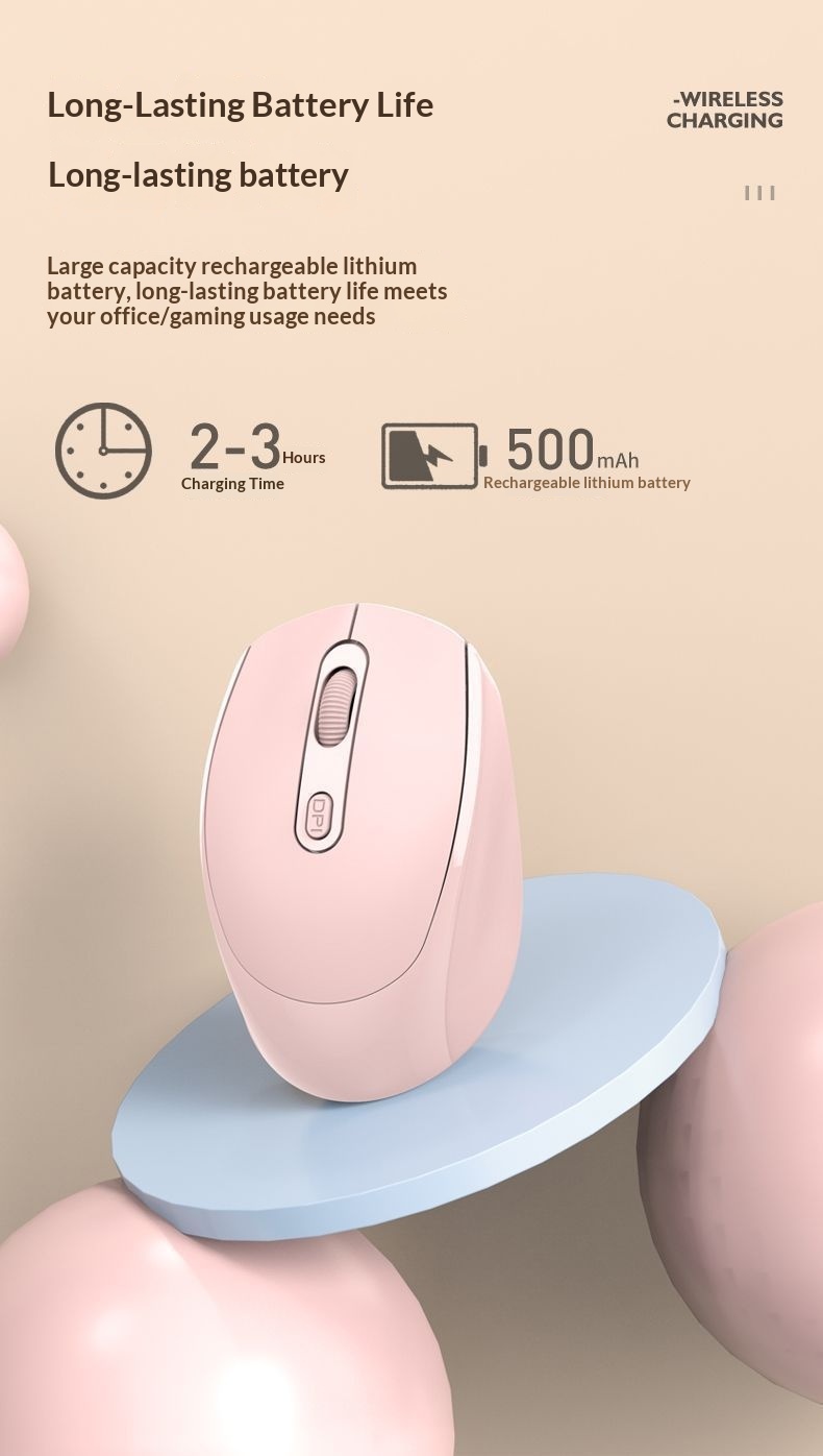 Digitex Digitex Digitex New Wireless Mouse Silent Rechargeable Laptop Desktop Computer Business Office Gaming Universal Model_voghion.com