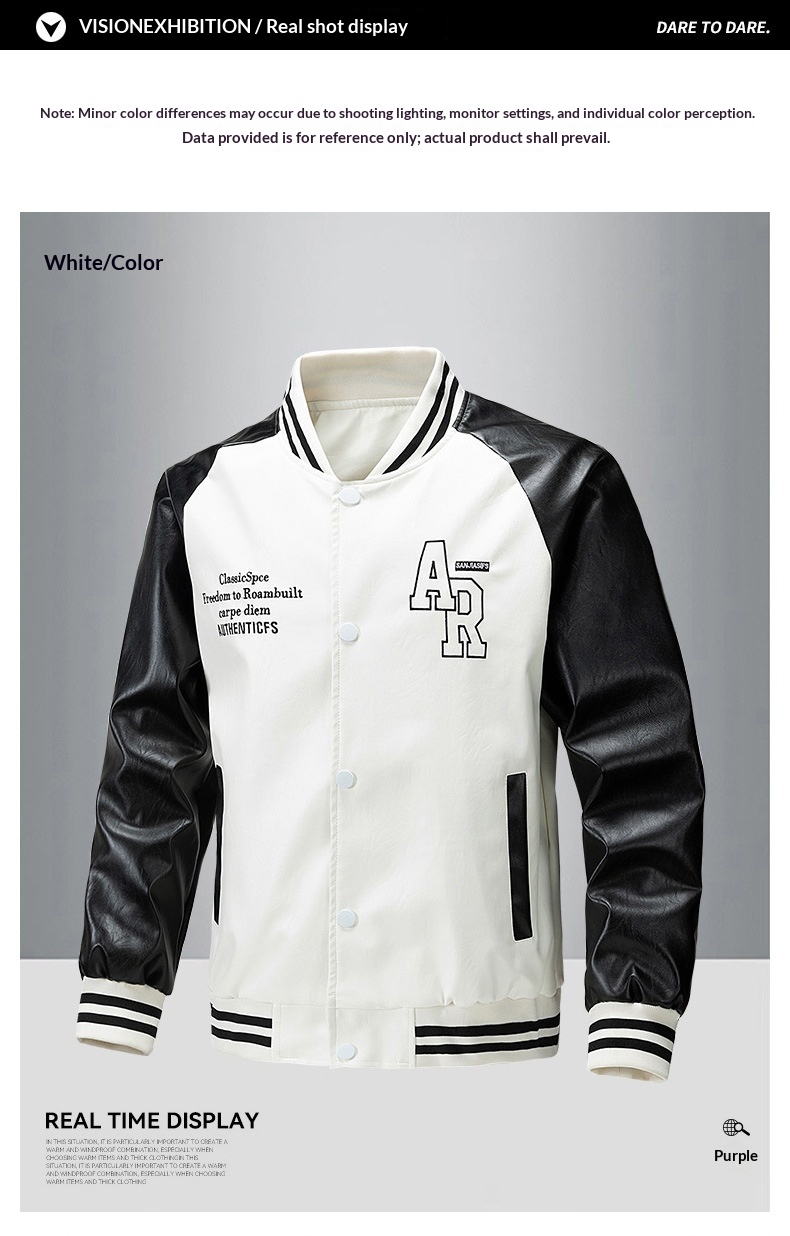 boy Cross-Border Men's Motorcycle 2024 Autumn Winter New European And American Trendy Casual Label Short PU Leather Jacket_voghion.com