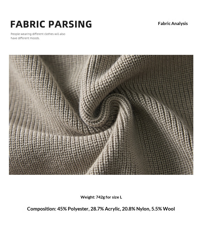 Boy Boy Boy Boy APO Clothing|Coss-Bode Half-Zip Rollkragenpullover für Herren, Herbst/Winter, Old Money Style, locker, lässig, langärmelig_voghion.com