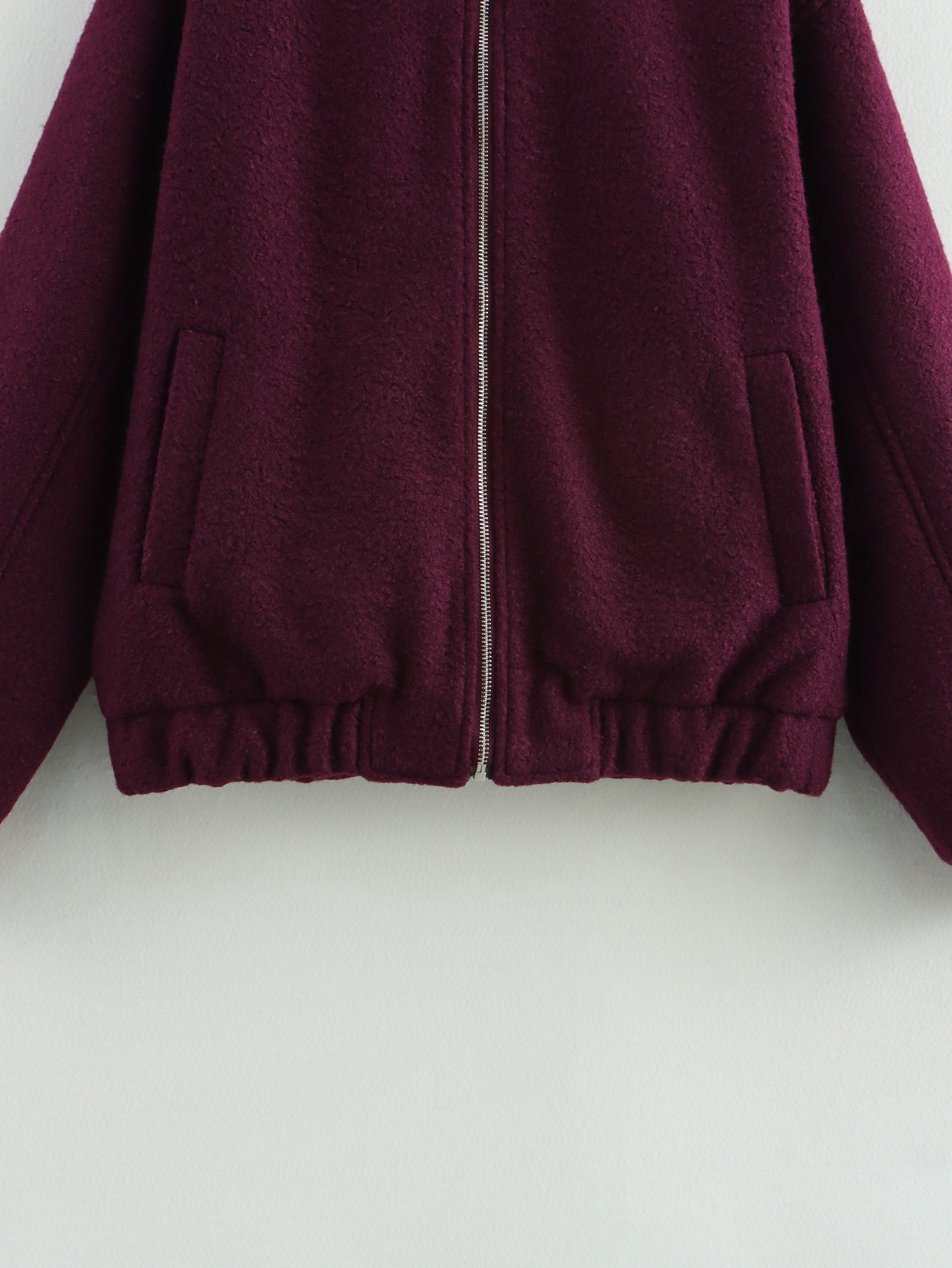 ChicShe Cross-Border Wholesale Autumn Winter New European American Style Women's Clothing Beaded Leather Short Bomber_voghion.com