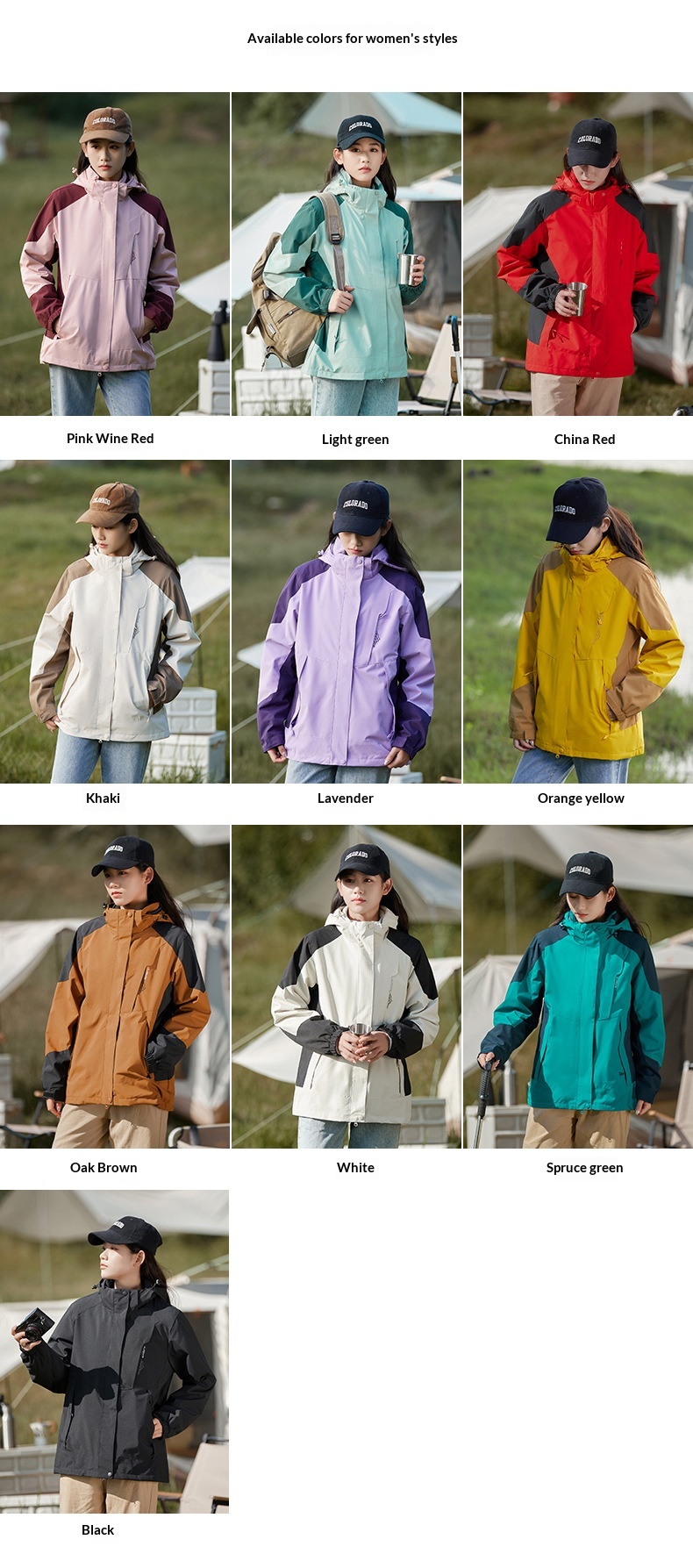 Boy Herren Outdoor 3-in-1 Abnehmbare Wind- und Wasserdichtigkeit Verdickung Warme Paar Bergsteigerjacke Trendige Damen_voghion.com