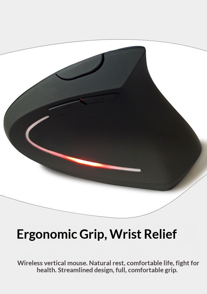 Digitex Digitex 5th Generation Silent 2.4G Wireless Vertical Ergonomic Suitable For Large Hands Wired Model Upright Right-Handed Mouse_voghion.com