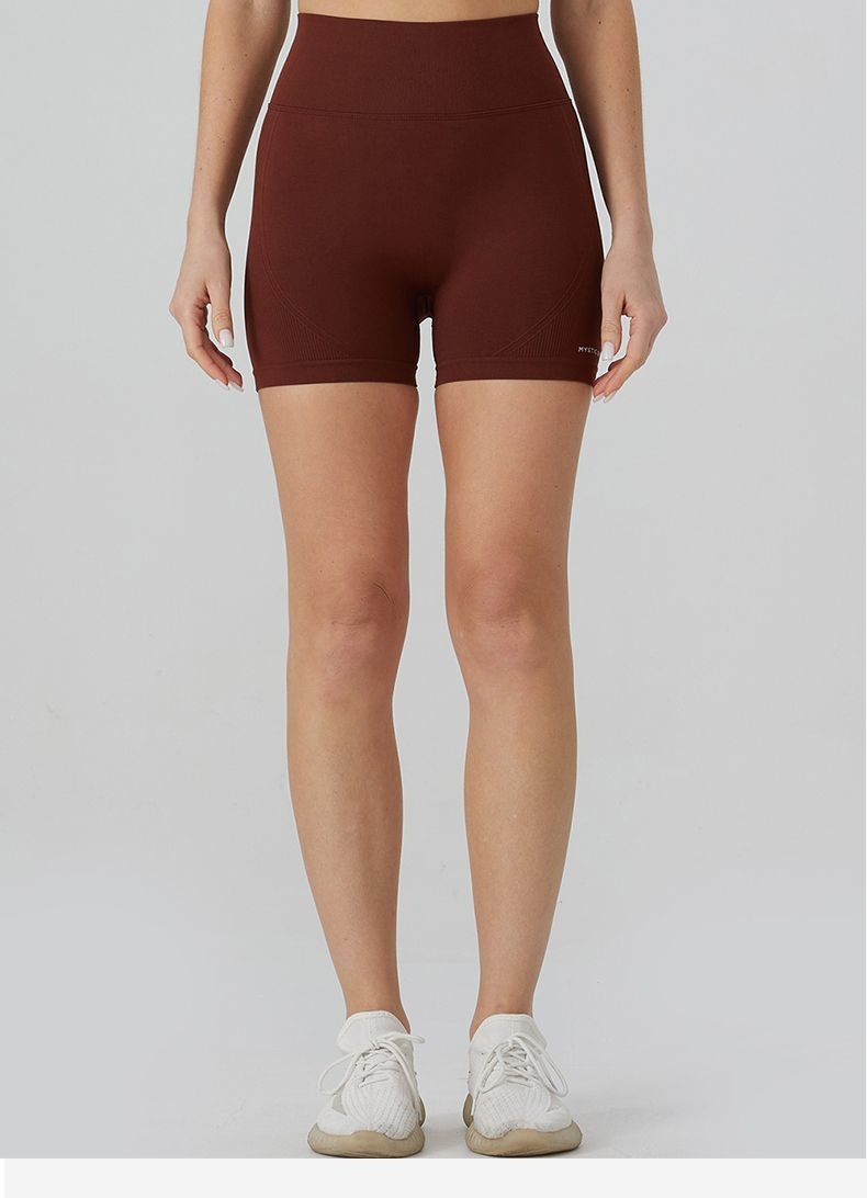 2024 Summer Fitness For Women Running Sports Cycling Pants Breathable Yoga Wear Tummy Control Tight Three-Quarter Shorts_voghion.com