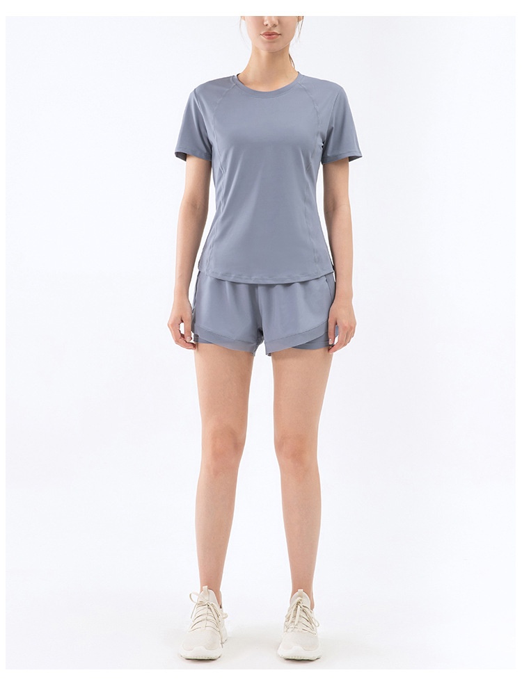 Ningbo Big Tree Anti-Exposure Sports Shorts For Women, Summer Loose Running Fitness Pants, Casual High-Waist Tummy_voghion.com