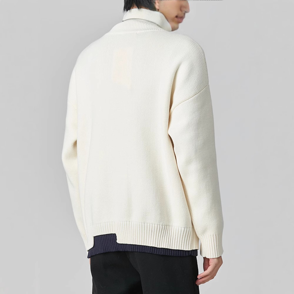 boy Boy Boy Boy Japanese Style Pullover Half Sweater For Men Winter Thickened Warm American Loose Fit Inner Layer Turtleneck Base Shirt_voghion.com