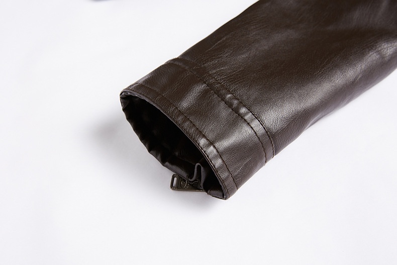 Manteau d'automne et d'hiver pour garçon, doublé polaire, en PU, grande taille, style européen-américain, en cuir._voghion.com