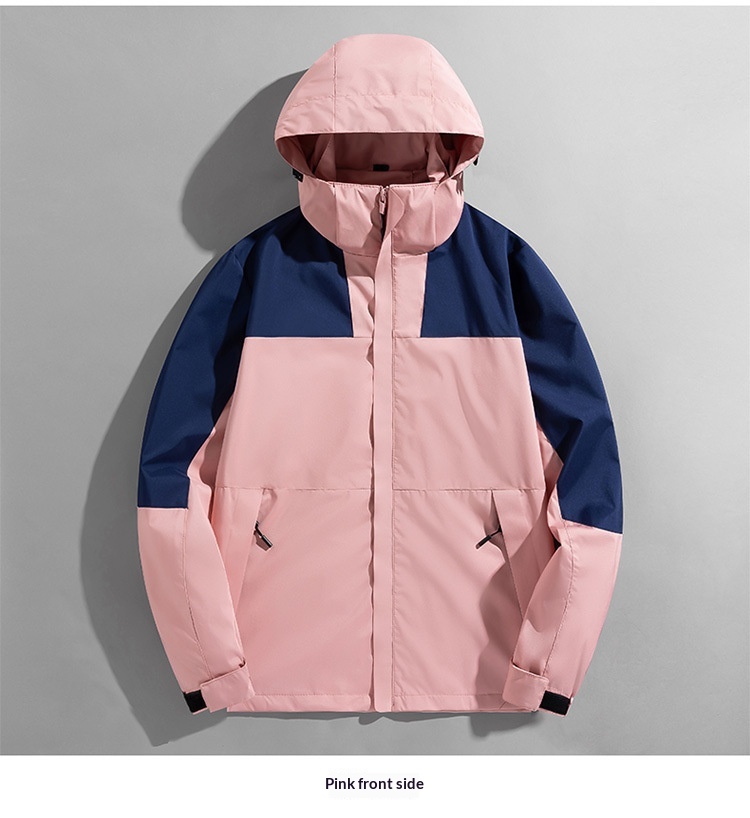 ragazzo Ragazzo Produttore North Face Primavera e Autunno Sottile Esterno Monostrato Coppia Uomo Antivento Impermeabile Cappotto Donna_voghion.com