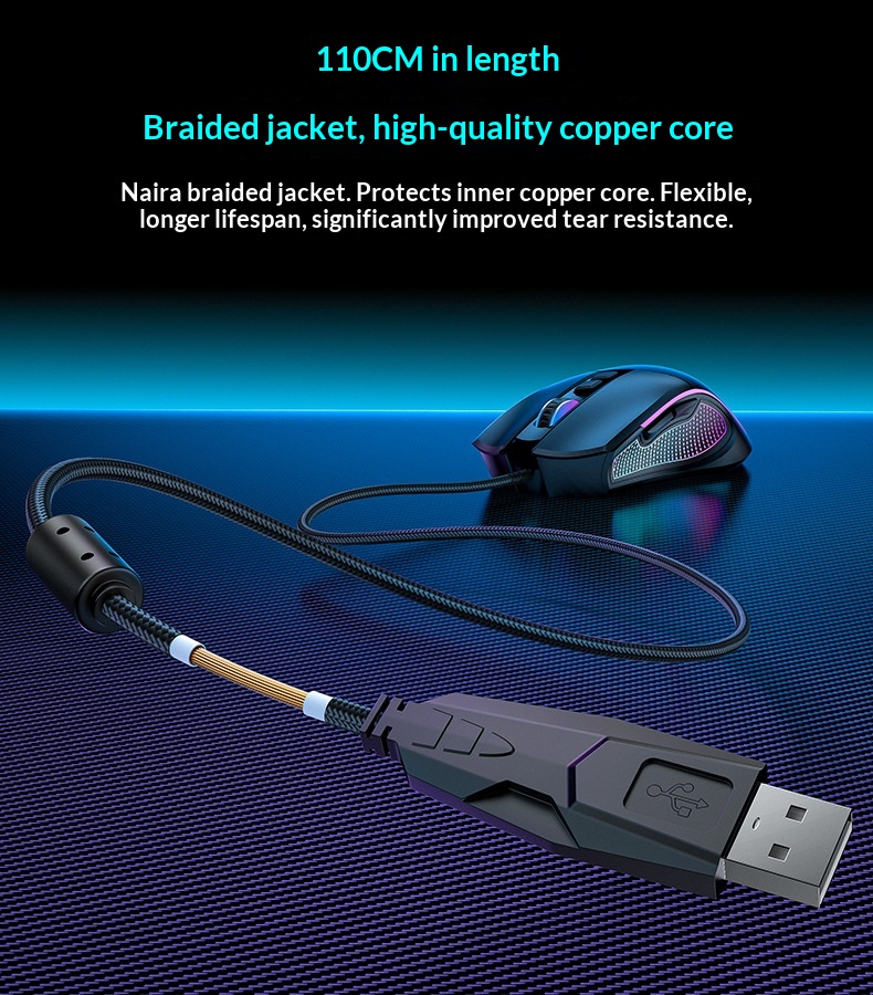 Digitex Digitex Digitex Yesido Gaming E-sports Cross-border Computer Optical Silent Ergonomic USB Wired Mouse_voghion.com