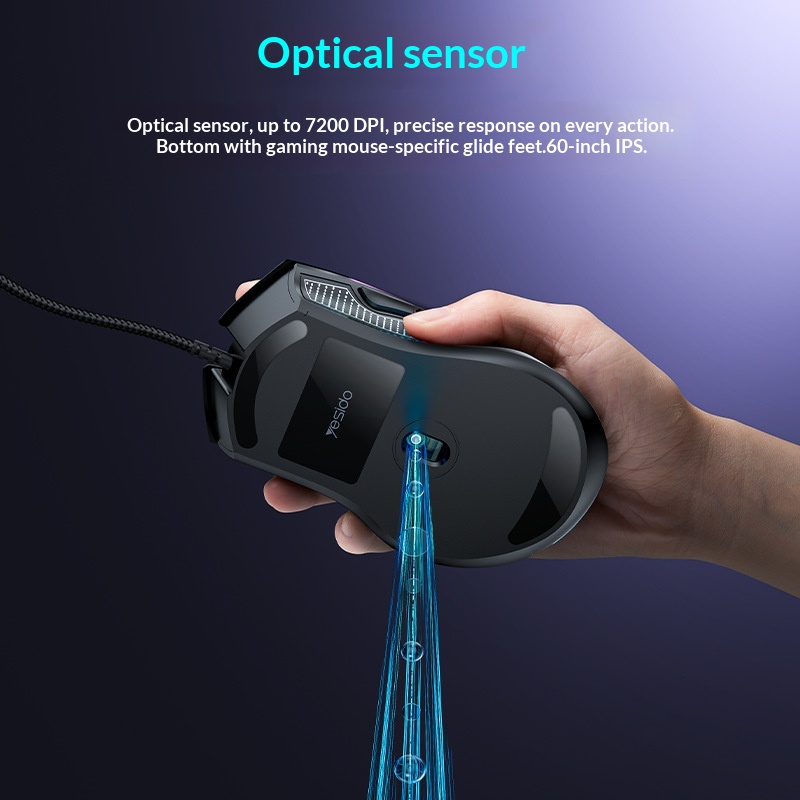 Digitex Digitex Digitex Yesido Gaming E-sports Cross-border Computer Optical Silent Ergonomic USB Wired Mouse_voghion.com