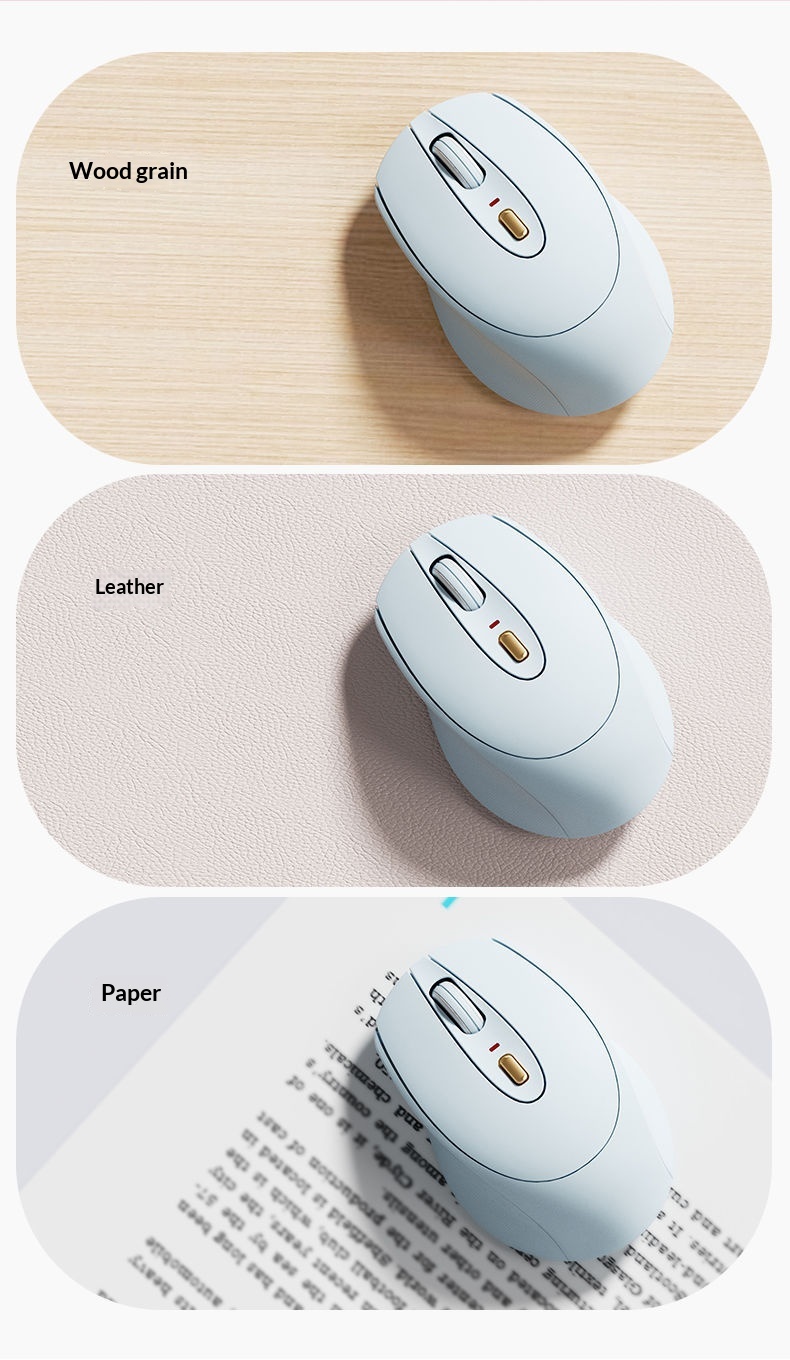 Souris Bluetooth sans fil Digitex compatible Lenovo, silencieuse, rechargeable, compacte et idéale pour le bureau (tablette, ordinateur portable, etc.)._voghion.com