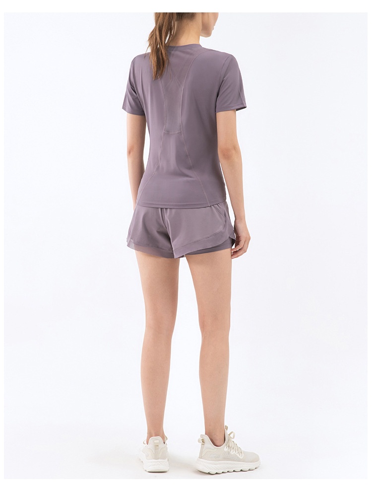 Ningbo Big Tree Anti-Exposure Sports Shorts For Women, Summer Loose Running Fitness Pants, Casual High-Waist Tummy_voghion.com