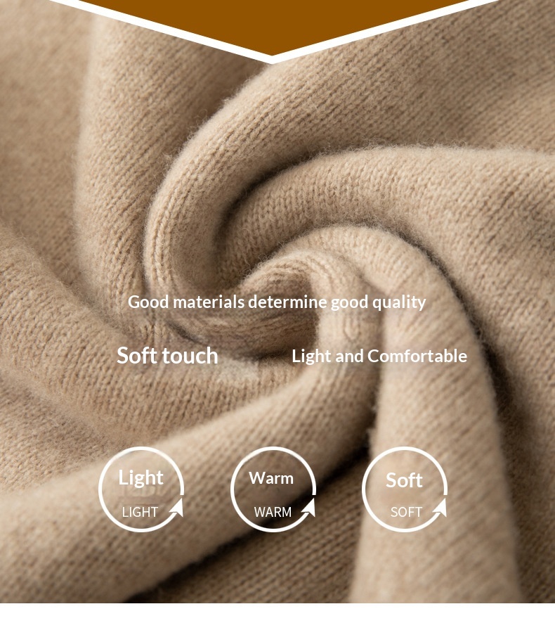 ragazzo Ragazzo Ragazzo Ragazzo Autunno Inverno Mezza Cerniera Collo Ribaltabile Maglione da Uomo Nuovo Pura Lana Ispessito Caldo Largo Casual Versatile Base Lavorata a Maglia_voghion.com