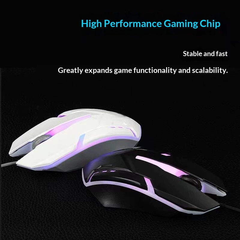 Digitex Digitex Digitex Wired Illuminated USB Laptop Desktop Computer Office Home Seven-Color Backlight Gaming Mouse_voghion.com