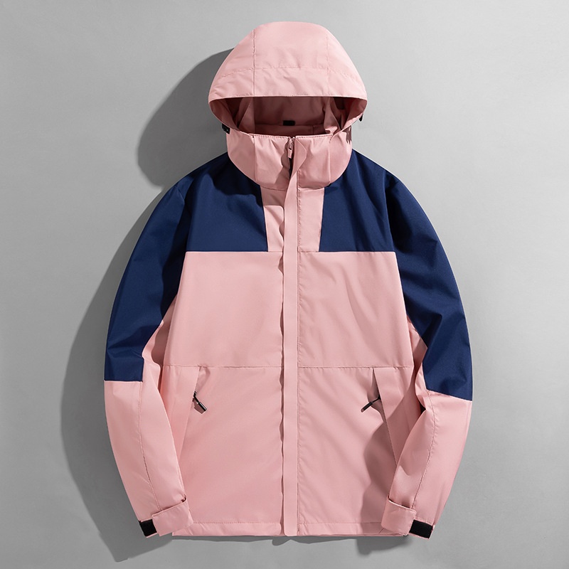 ragazzo Ragazzo Produttore North Face Primavera e Autunno Sottile Esterno Monostrato Coppia Uomo Antivento Impermeabile Cappotto Donna_voghion.com
