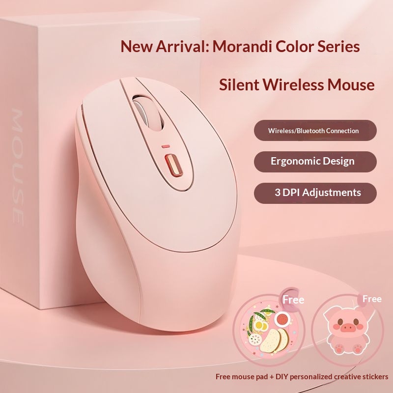 Souris Bluetooth sans fil Digitex compatible Lenovo, silencieuse, rechargeable, compacte et idéale pour le bureau (tablette, ordinateur portable, etc.)._voghion.com