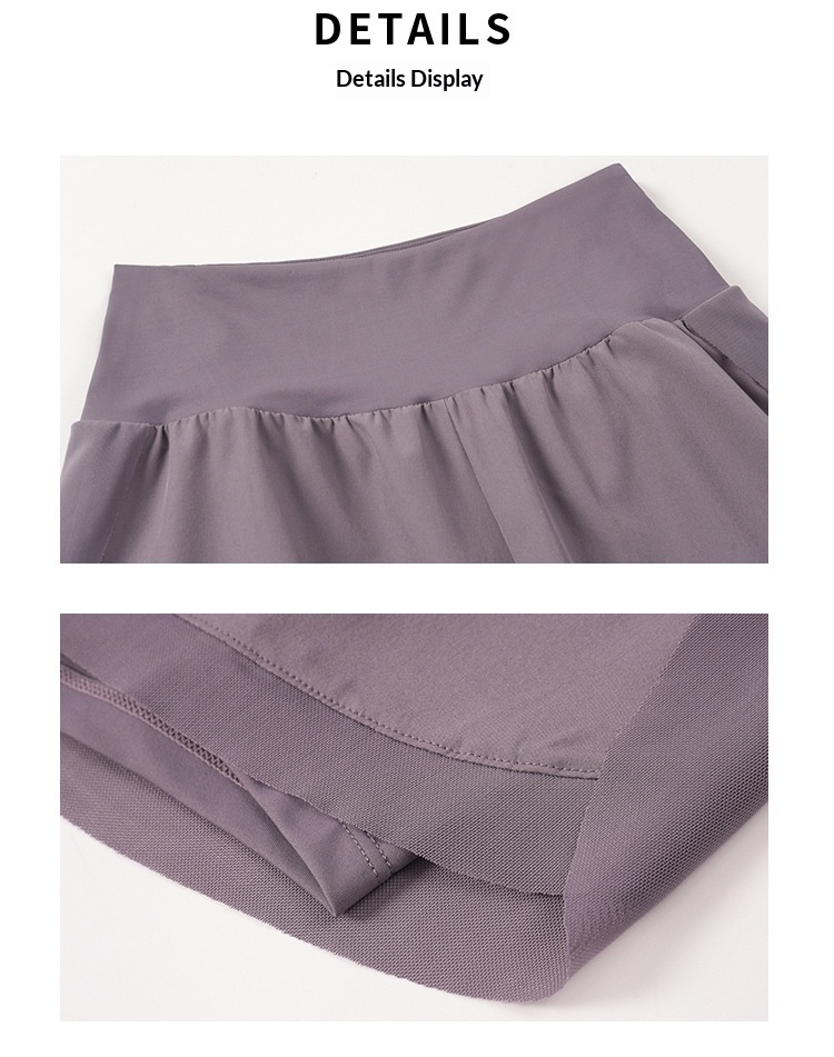 Ningbo Big Tree Anti-Exposure Sports Shorts For Women, Summer Loose Running Fitness Pants, Casual High-Waist Tummy_voghion.com