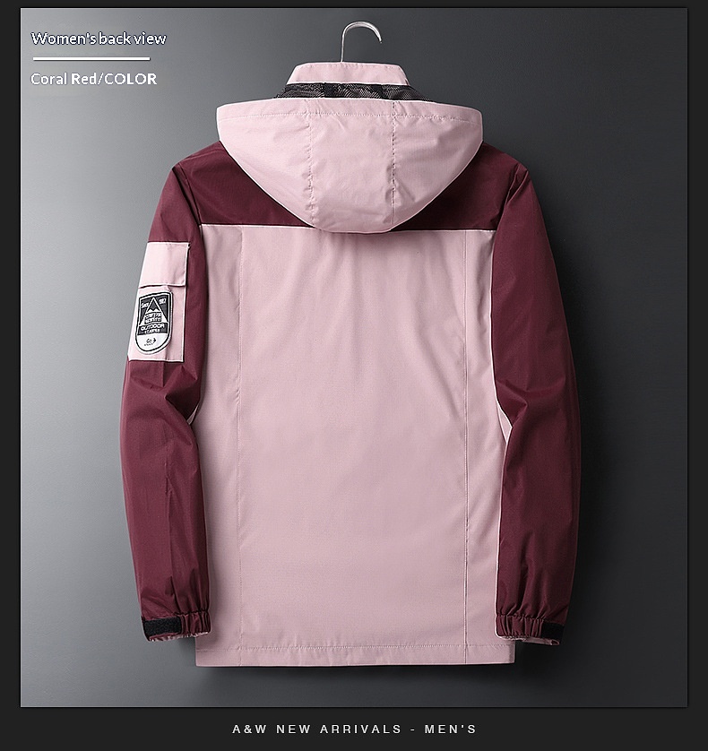 Veste de travail pour couple, printemps-automne, vêtements de sport de plein air, grande taille, fine, pour homme, idéale pour le cyclisme, les voyages et la randonnée._voghion.com