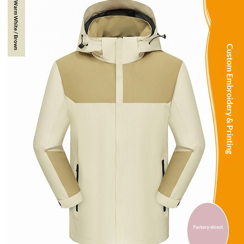 boy Boy Outdoor Jacket Men Spring Autumn Thin Breathable Mesh Lining Group Workwear Corporate Uniform With_voghion.com