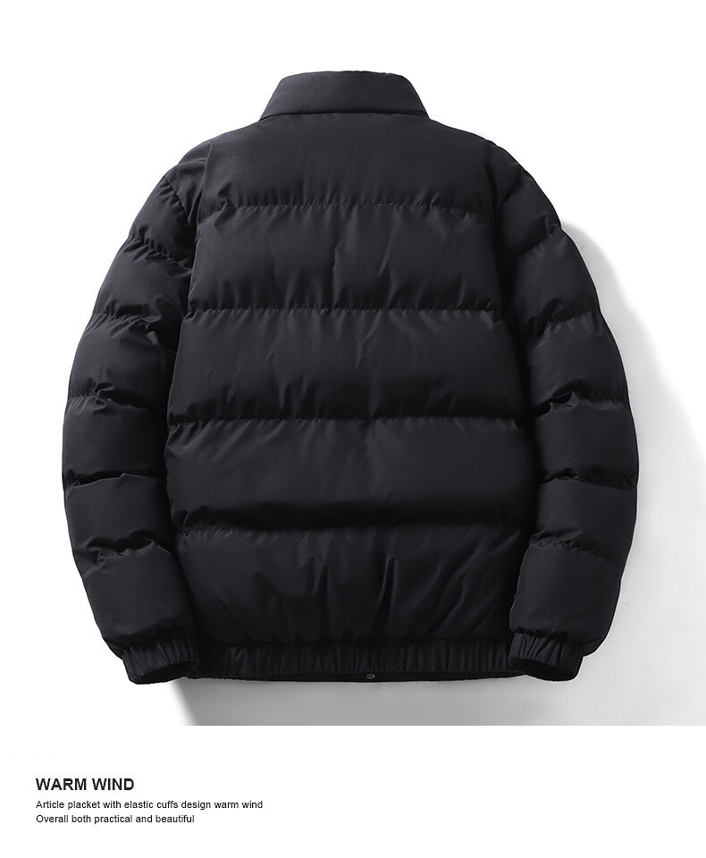 boy Brand Men's Autumn Winter Thickened Warm Stand Collar Casual Slim Fit Cold-Proof Sports Down Jacket Coat_voghion.com