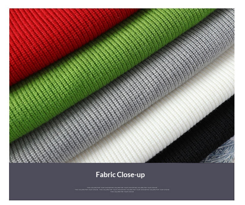 boy Boy Boy Boy Fleece-Lined Thickened Sweater Men, Autumn And Winter New Warm High-Neck Knitwear For Teenagers, Base Layer Student Knit_voghion.com