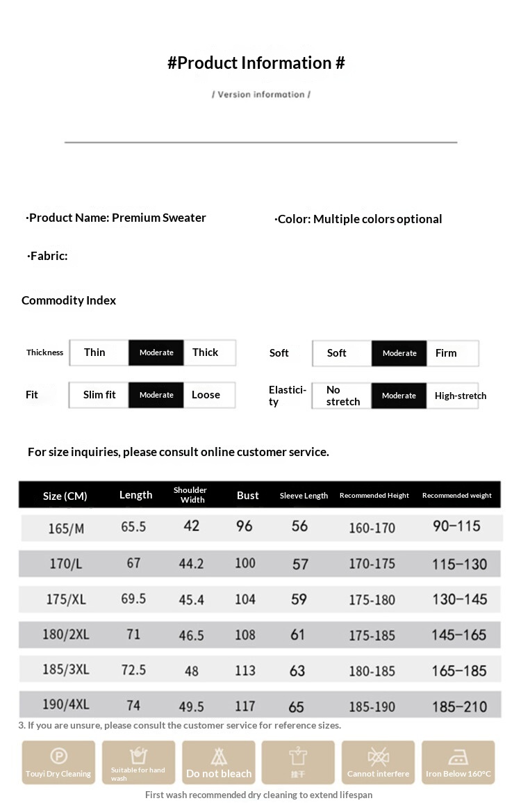 boy Boy Boy Boy 2025 Autumn Winter New Wool Sweater For Men, Half Turtleneck, Thickened, Wm, Machine Washable, Base Layer Men's_voghion.com