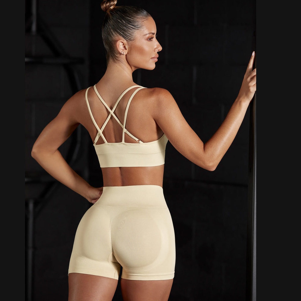 ChicShe INS, reggiseno sportivo senza cuciture con spalline, per yoga, fitness, sollevamento fianchi, nuovo stile europeo e americano, da donna_voghion.com