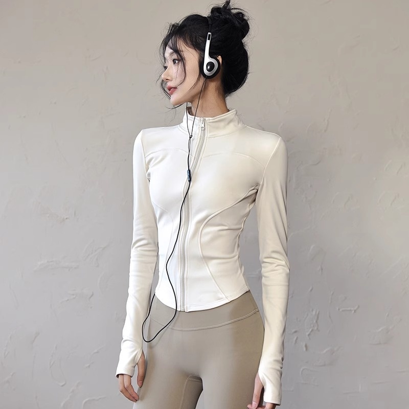 ChicShe Super Slimming Jacket For Women Lulu Yoga Top Quick-Dry Outdoor Sports Running Pilates Fitness Outfit Set_voghion.com