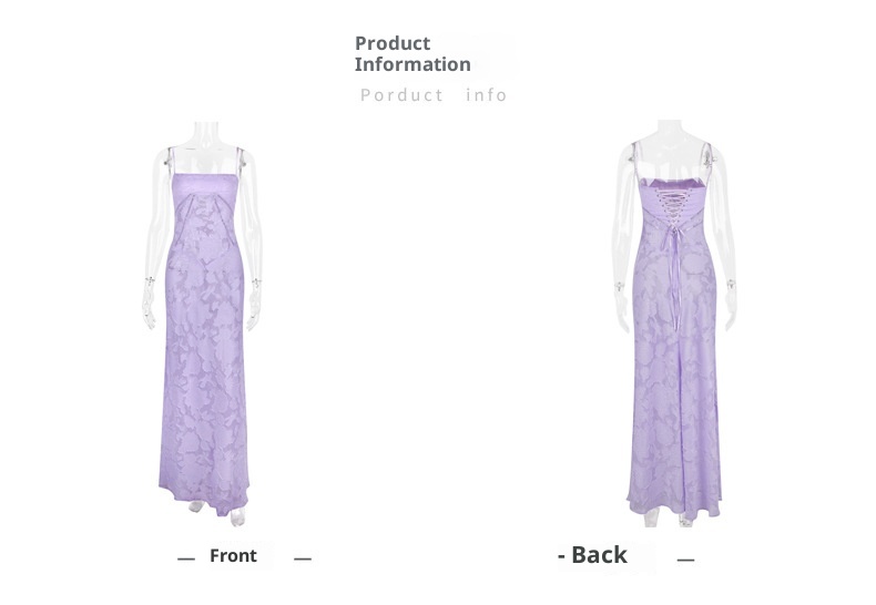 ChicShe ChicShe Europees en Amerikaans Nieuwe Hot Girl Outfit Sexy Kant Doorschijnende Bandjes Lange Slanke Pure Desire Jurk High-end Avondjurk_voghion.com