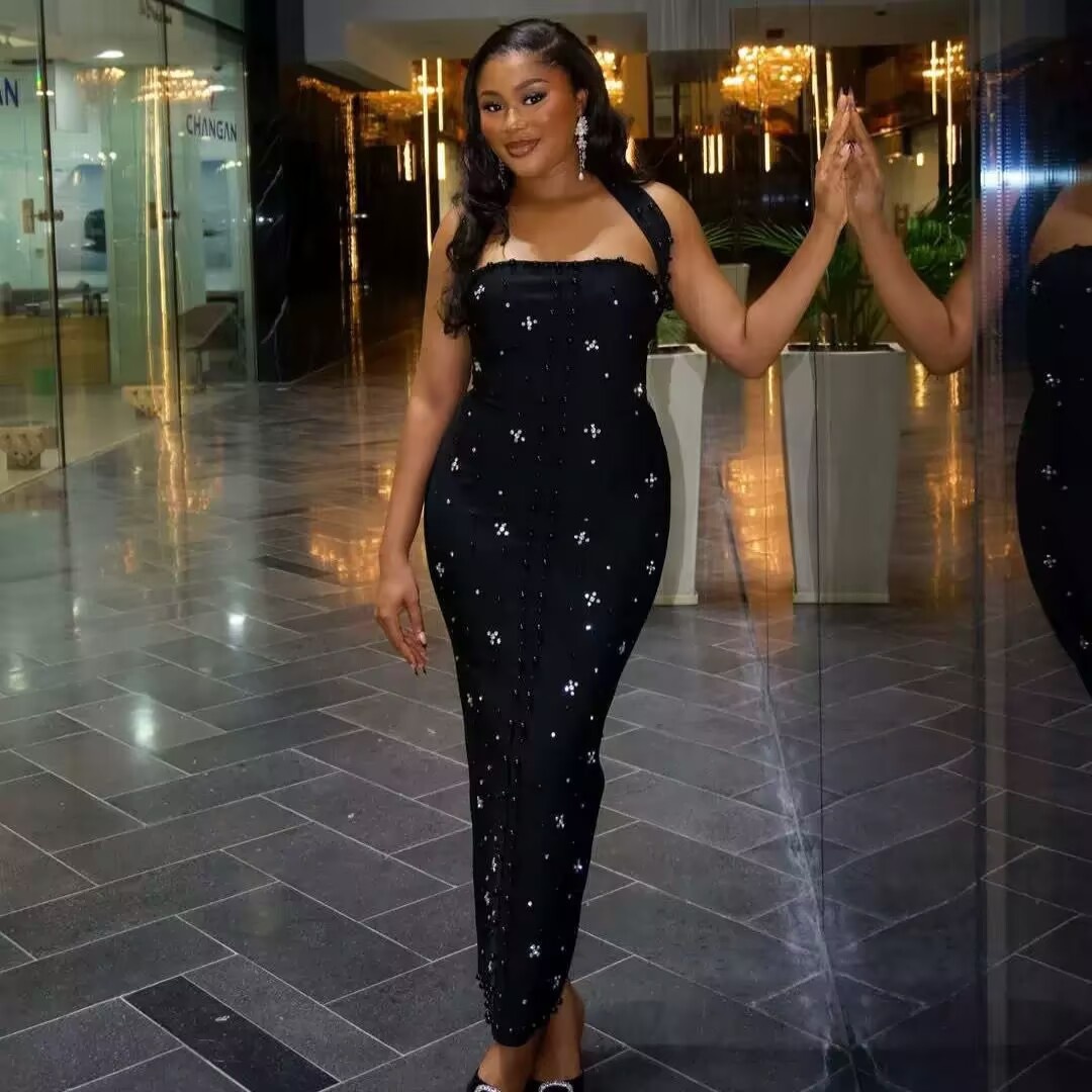 ChicShe ChicShe In Stock European And American Cross-Border High-End Women's Clothing Gorgeous Halter Neck Bodycon Bandage Evening_voghion.com