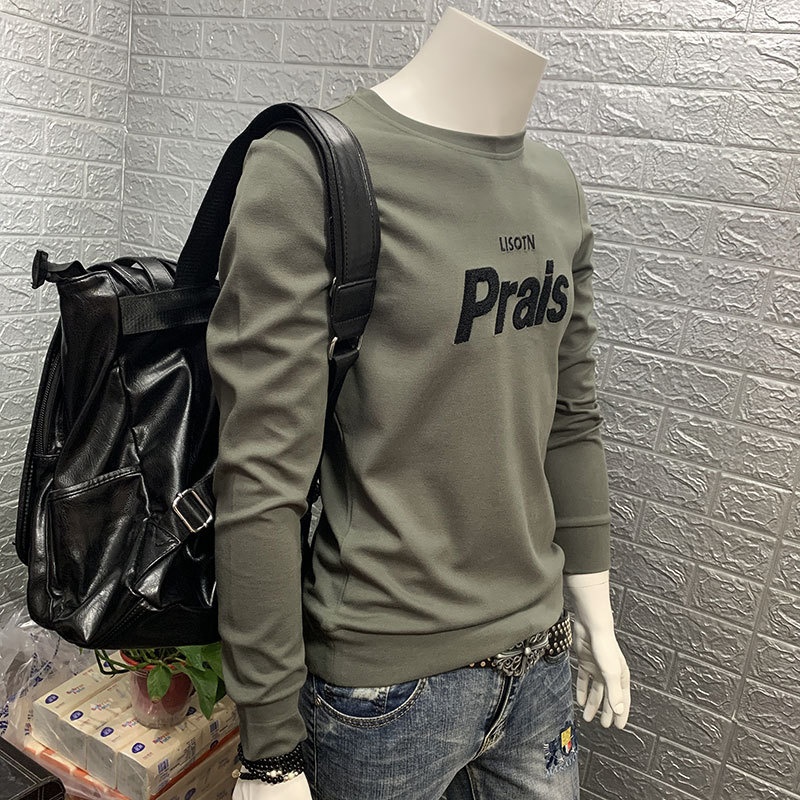 Felpa casual da uomo alla moda, nuova, versatile, da ragazzo, autunno, tendenza giovanile, ampia, manica lunga, giacca alla moda_voghion.com