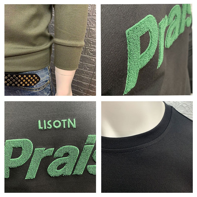 Felpa casual da uomo alla moda, nuova, versatile, da ragazzo, autunno, tendenza giovanile, ampia, manica lunga, giacca alla moda_voghion.com