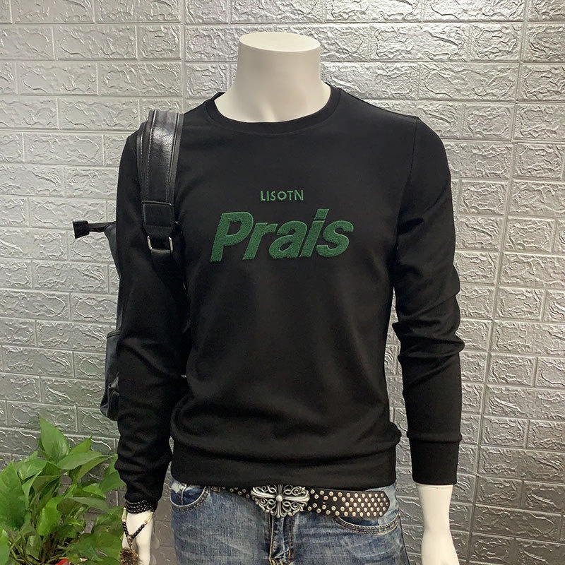 Felpa casual da uomo alla moda, nuova, versatile, da ragazzo, autunno, tendenza giovanile, ampia, manica lunga, giacca alla moda_voghion.com