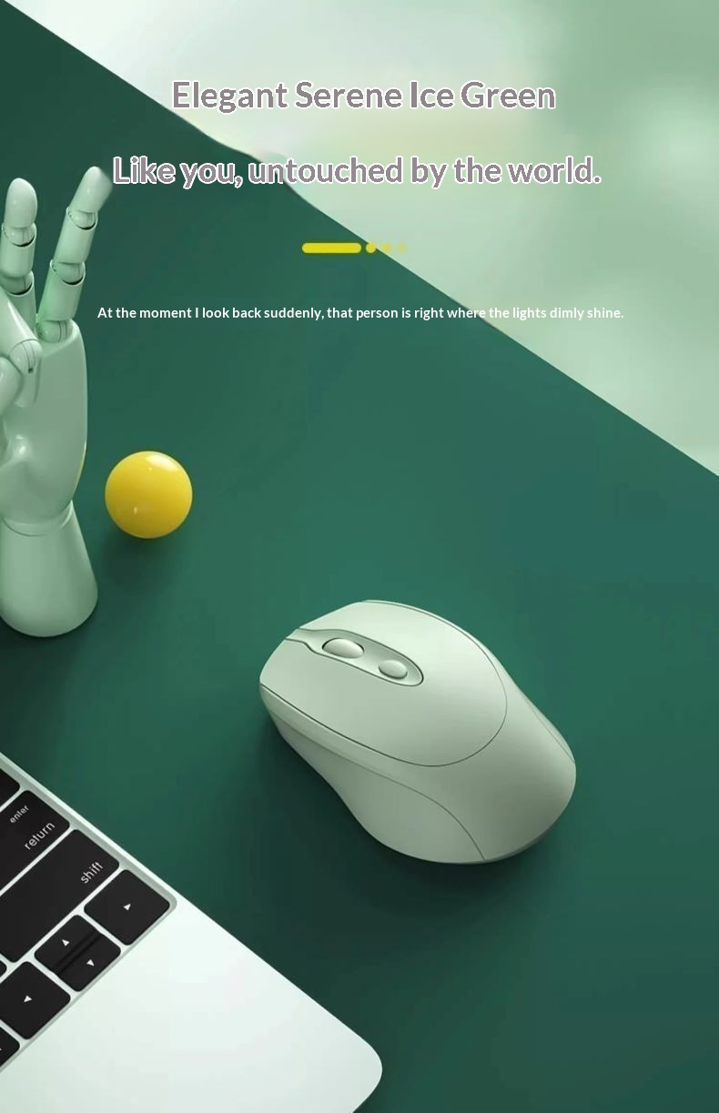 Digitex Digitex Wireless Mouse Bluetooth Silent Rechargeable Female Student Business Game Computer Office Notebook Tablet_voghion.com