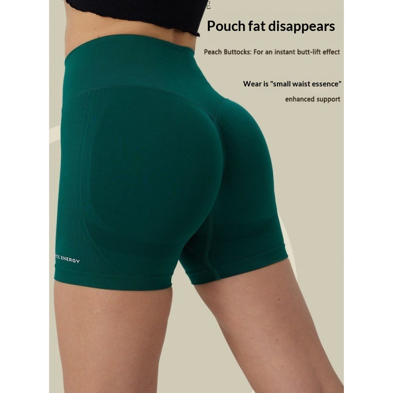 2024 Summer Fitness For Women Running Sports Cycling Pants Breathable Yoga Wear Tummy Control Tight Three-Quarter Shorts_voghion.com