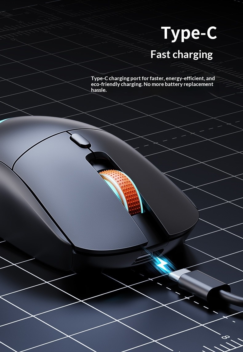 Digitex Digitex Sensoni Wireless Gaming Wired Bluetooth Dual Mode Lightweight E-Sports Office Computer Laptop Mouse_voghion.com