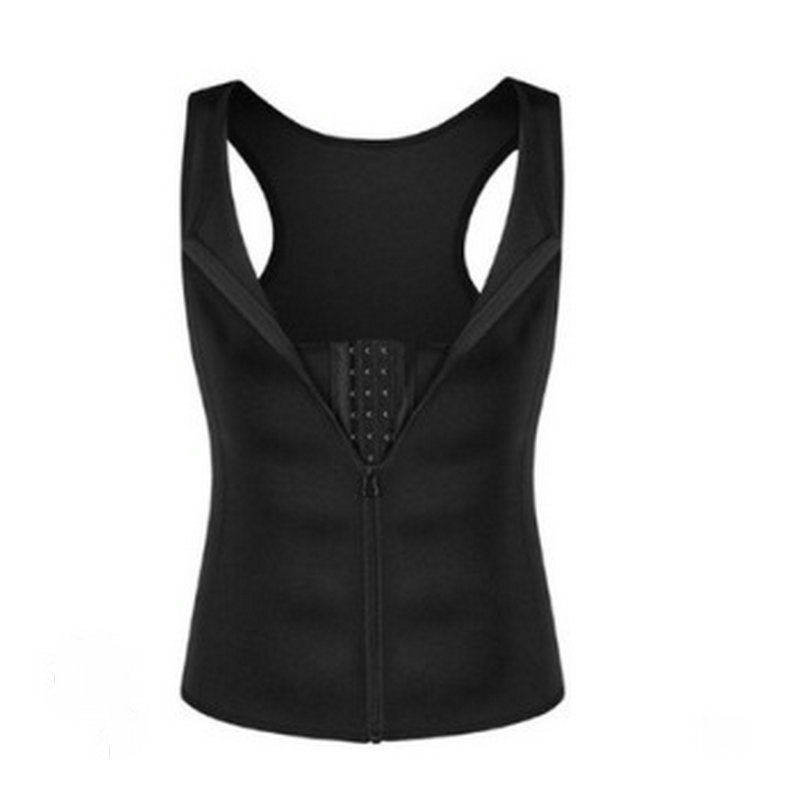 ChicShe New European And American Style Men's Sauna Suit Waist Slimming Sports Vest Cross-Border Shapewear Neoprene Bodysuit_voghion.com