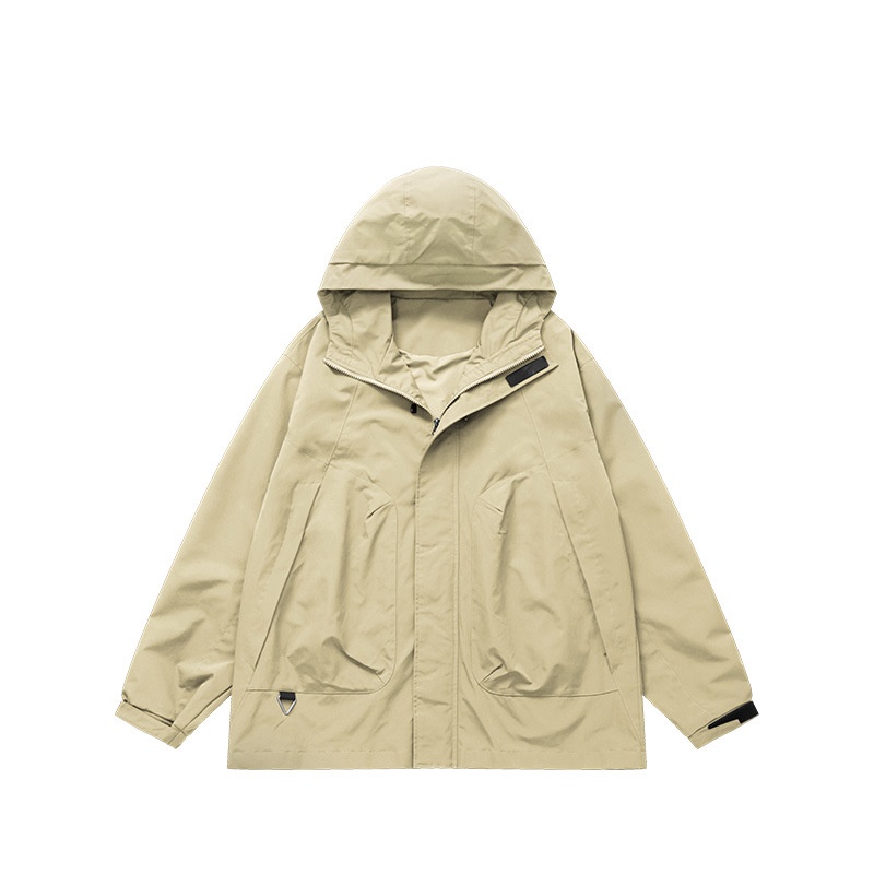 boy Boy Jie Zhan Clothing|Mountain Style 3D Zipper Bag Windproof Hooded Jacket 2025 Men's Spring And Autumn Outdoor Coat_voghion.com